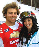 Andy Finch and Lauren