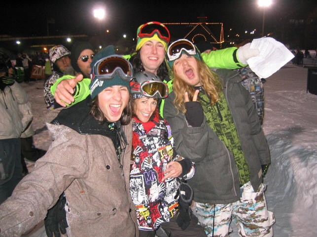 Danny Kass, Sketchy D, The Dingo, and Lauren Traub Teton at Grenade Strikes Back